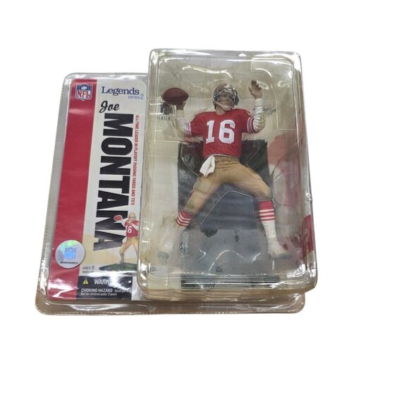 NFL Other - MCFARLANE NFL LEGENDS SERIES 2 49ERS HOF QB JOE MONTANA FIGURE SEALED
